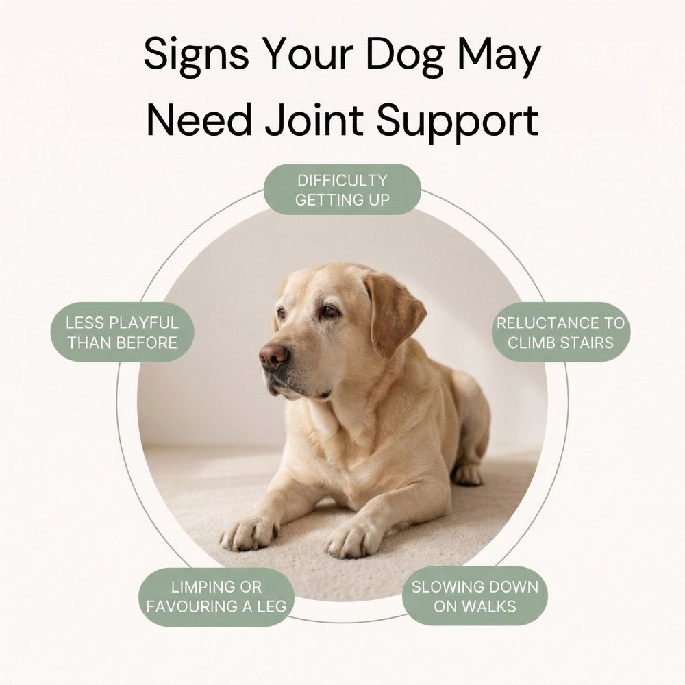 Signs your dog may need joint support